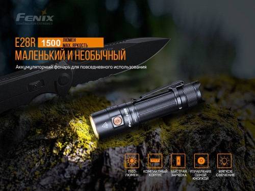 125 Fenix ФонарьE28R V2.0 Luminus SST40 фото 4