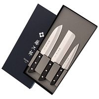 Набор из 3-х кухонных ножей Tojiro TBS-300