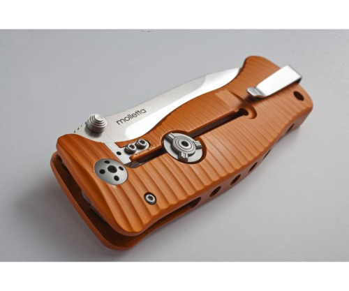 Складной нож Lion Steel SR1A OB ORANGE фото 3