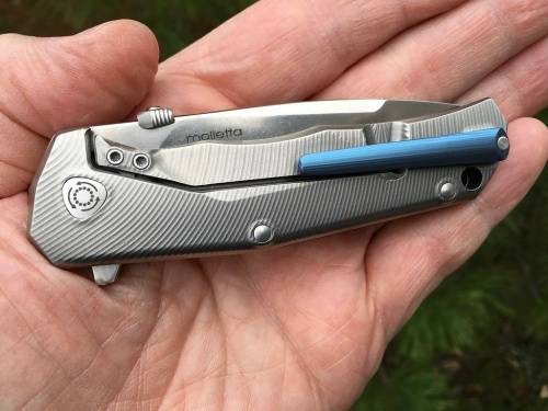 5891 Lion Steel T.R.E. Blue Titanium фото 8